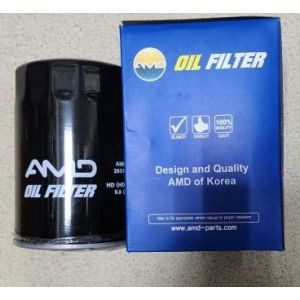 Фильтр масляный D4DА/D4DB/D4DD COUNTY HD65/HD72/HD78/MIGHTY 2631145001 AMD KOREA